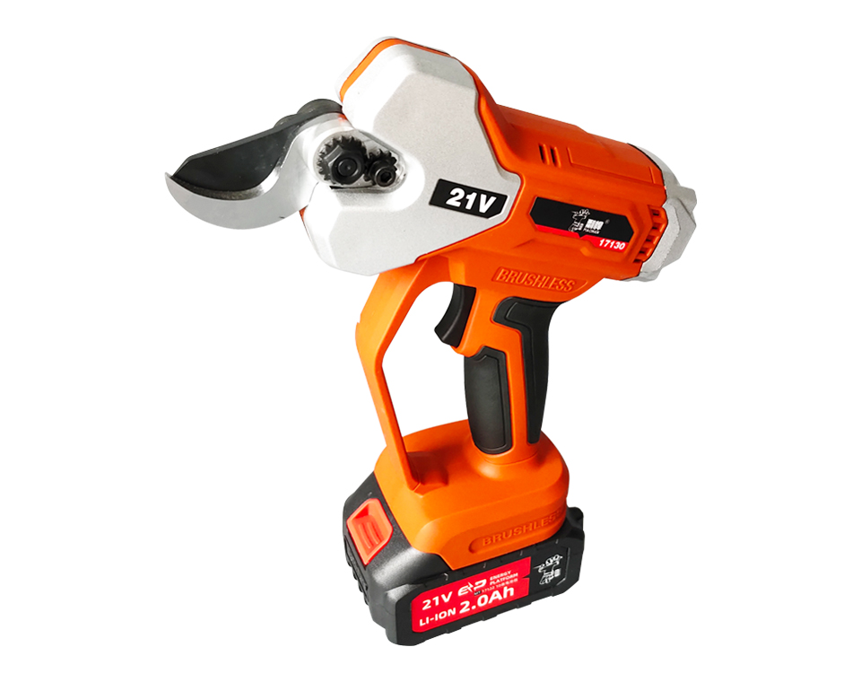 無(wú)刷鋰電槍鉆式圓口修枝剪刀